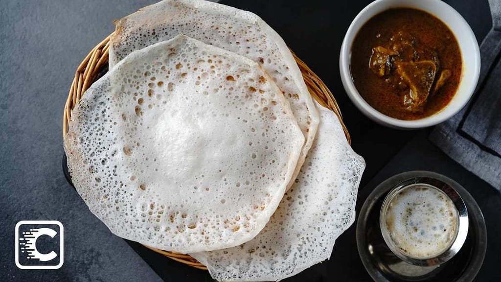 Appam with Stew: A favorite of Christians