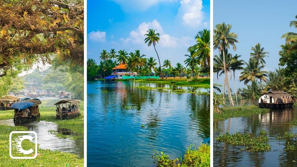 Kerala backwaters are geographically unique