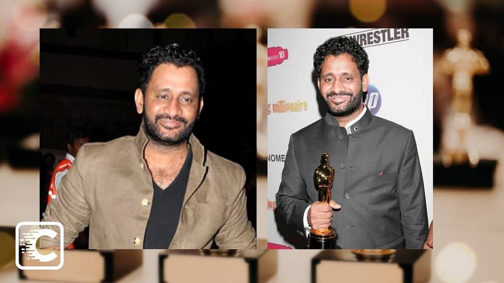 Resul Pookutty with Academy Awards in 2008