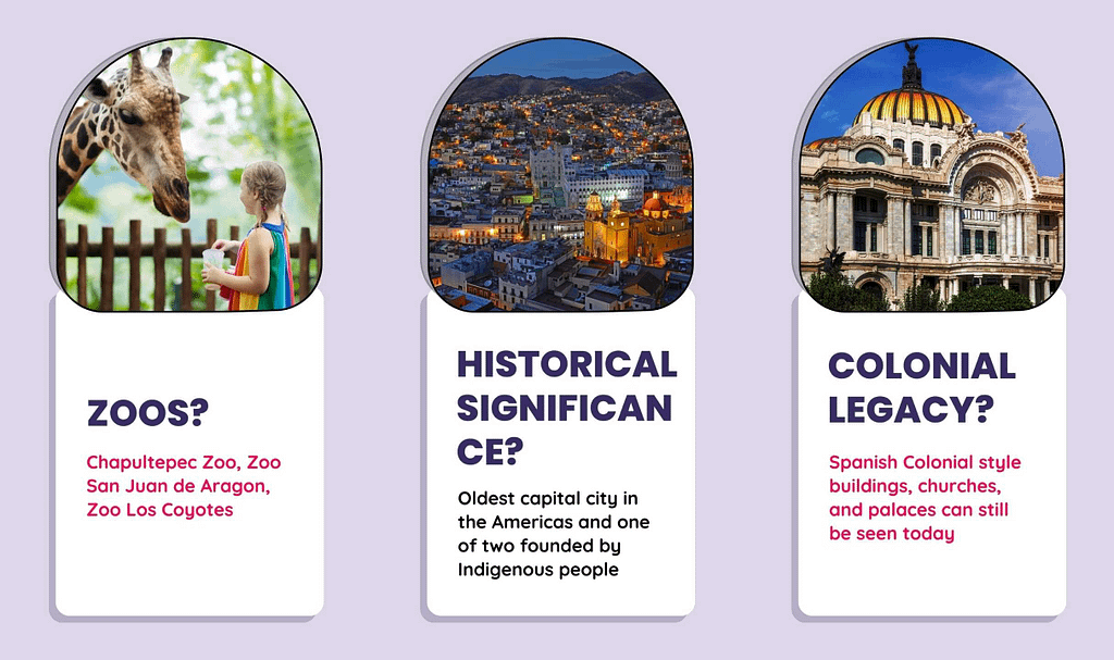 Quick facts about Mexico City Zoo History Colonial legacy infographics Page 6