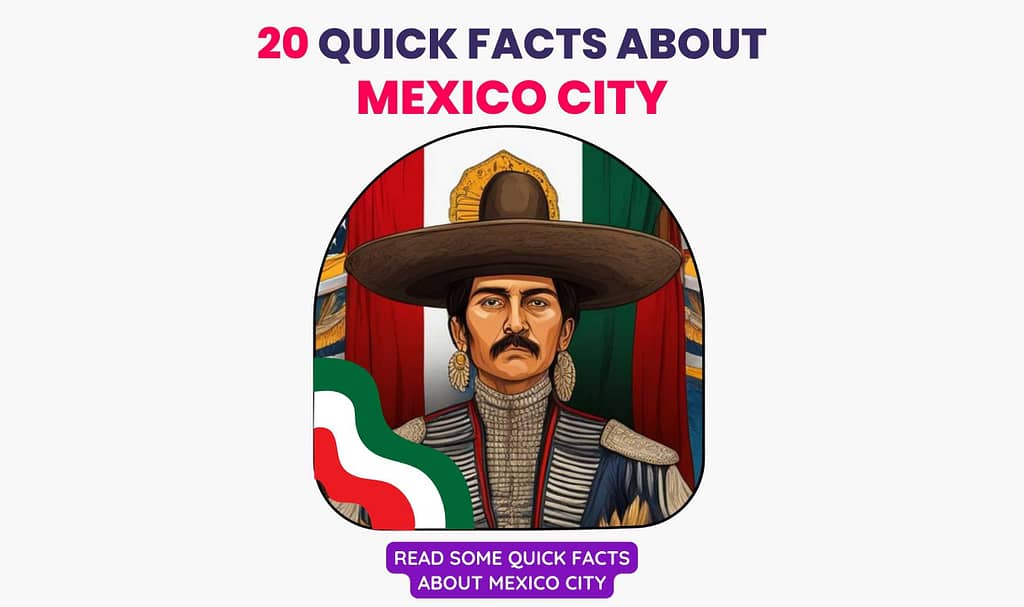 Quick facts about Mexico City in infographics cover image