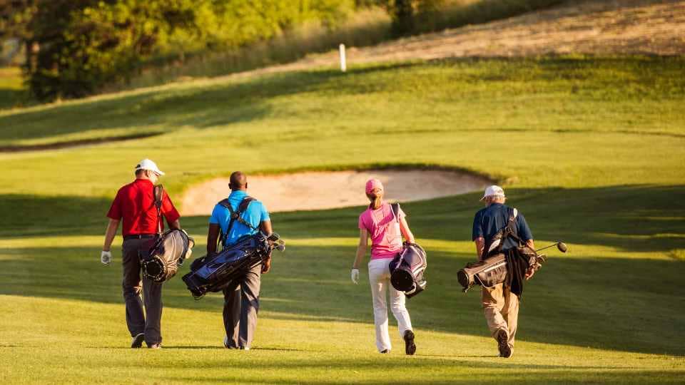 Golfers Walk a Lot During a Round of 18 Holes