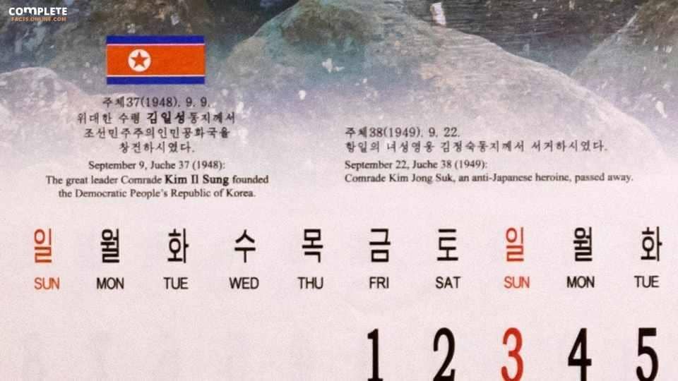 Juche Calendar North Korea